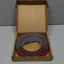 Carpet Transition Strip Self Adhesive Carpet to Tile Floor Edge Trim Vinyl Threshold Strips, Cuttable Rug Edge Protector for Doorway 8Ft Gray