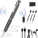 64GB Voice Recorder with Playback: Digital Recording Device with Intelligent Noise Reduction for Meetings | Lectures | Course - Portable Audio Recorder for Student | Workplace Use | Interpreter