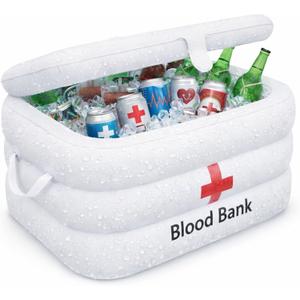 ArtCreativity Inflatable Cooler, Nurse Week Decorations, Hospital-Themed Drink & Snack Holder, Nurse Graduation Party Decorations, Halloween Party Decor 23" x 11" x 16.5"