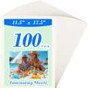HORLIMER 100 Pack 11x17 Laminating Sheets, Clear Thermal Laminating Pouches 11.5 x 17.5 for Laminator, 3 Mil