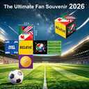 2026 World Soccer Cup 3x3 Cube Puzzle, Unique Football Souvenir Featuring Host Cities & Believe Design, End of Season Soccer Gifts, Coach Desk Decor & Team Party Favors