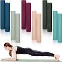 Timgle 12 Pack 68" x 24" Yoga Mat Bulk, 4mm Thick Extra Long Sports Mat Anti Slip Tear Resistant Yoga Exercise Set for Fitness Stretching Home Workout Gym and Studio(Dark Color)