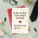 2 x Funny Father's Day and Birthday Greeting Card for Dad,Funny Fathers Day Card, Hilarious Birthday Card for Dad