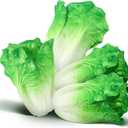 Zeyune 4 Pcs Artificial Vegetable Fake Realistic Vegetable for Decoration, Home Kitchen Decor, PU Simulation(Lettuce)