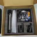 TONOR Wireless Microphone System, 4 * 10-Channel UHF Cordless Handheld Mic Set with Headset/Lavalier Lapel Mics, Bodypack Transmitter, Receiver, 200ft Range for Karaoke Singing Church DJ PA Speaker