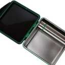 New Wave Enviro Safe Snacker, Stainless Steel Food Container, BPA Free, Stackable and Cabinet Friendly, Black, Small Size, 23oz. Capacity