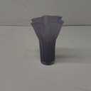 8'' Blown Glass Flower Vase for Home Wedding Modern Centerpieces Decorative (Purple)