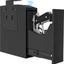 EAZEHOME Safe for Handgun, Slider Fingerprint Hand Safe for Quick Access, Auto Sliding Door for Pistol with Fingerprint, PIN Code, KEY Accesss, Lock Box for Nightstand