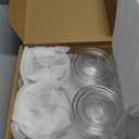 3 Sizes of Clear Glass Bowls, 2.5, 3.5 & 8.5 oz, Small Prep Bowls for Salt, Herbs, Spices and Dry Ingredients, Set of 12