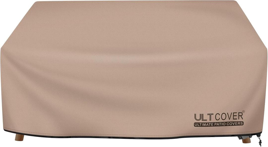 ULTCOVER Waterproof Outdoor Deep Seat Sofa Bench Cover 62W x 40D x 35H inch Patio Furniture Loveseat Cover