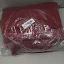 Hiasan Christmas Privacy Room Divider Patio Sliding Door Curtain Extra Wide Blackout Thermal Insulated Curtains with Back Tab & Rod Pocket for Bedroom Partition Living Room (120 x 84 Inches, Burgundy)