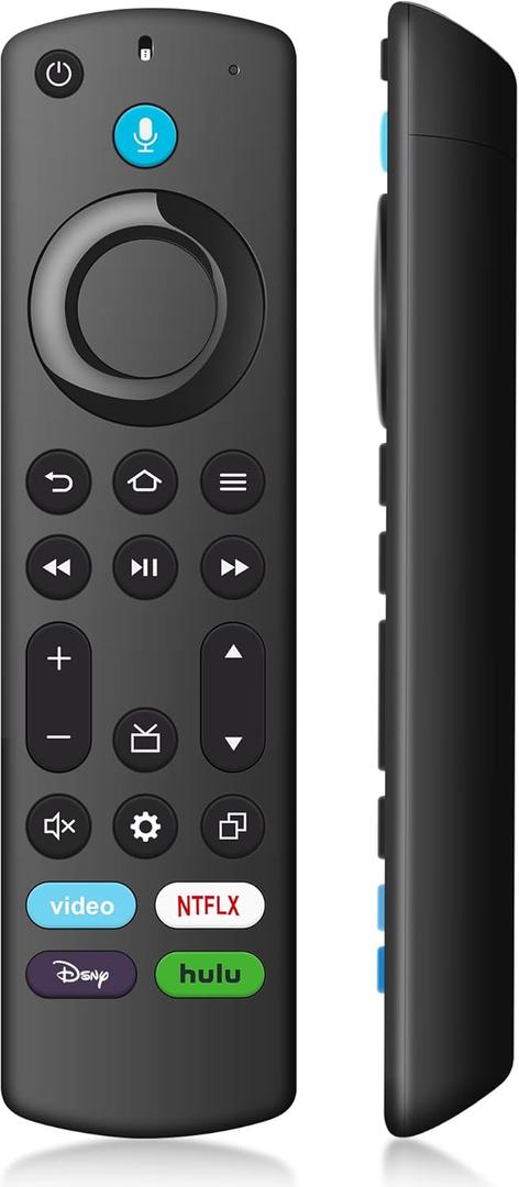 Replacement TV Remote Compatible with Smart Fire Smart TV Stick Lite, for Firestick(4K/2nd Gen/3rd Gen/4K Max) with Voice Controller, for Insignia/Hisense/Cube TCL Smart TV 3rd Gen
