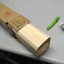 OUZUGIE 1 Pack 96x24 Inch Natural Bamboo Wall Panel
