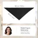 Pashmina Wraps for Women Poncho Shawls for Evening Dresses Top Casual Knitted Triangle Cashmere Scarf for Fall Winter (Brown)