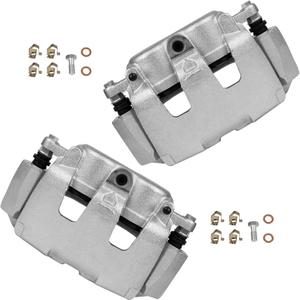 cciyu 18B5054 18B5055 Front Left & Right Brake Calipers With Bracket For Chrysler For Aspen,For Dodge For Dakota/For Durango/For Ram 1500,For Ram For 1500/For Dakota