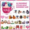 Funtery 30 Pcs Holiday Magnets Graduation Nurse Day Refrigerator Magnets Set for Festival Locker Whiteboard Dishwasher Magnetic Kitchen Decorations Accessories for Home Classroom Office