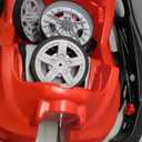 Step2 Whisper Ride Cruiser Kids Push Car, Ride On Toy, Stroller Substitute, Includes Seat Belt & Horn, Made of Durable Plastic, Max Weight 50 lbs., For Toddlers 1.5-4 Years Old, Red
