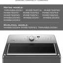 Upgraded W11259006 Lid Assembly - Compatible with Whirlpool Washer - Replaces W10714900, W10843976, W11082608, W11094984 Ultra Durable Replacement, Including Left & Right Hinges & 4 Screws