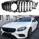Front Grille Grill For Mercedes Benz W213 E250 E350 E400 2017-2020 (Black)