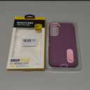 for Samsung Galaxy S22 Plus Case with Kickstand Case 3-Layer Military Grade Protective Case Cover Silicone Rugged Shockproof for Galaxy S22+ Plus Phone Case Purple+Pink