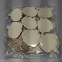 2 x Pumpkin 30Pcs Unfinished Wooden Ornaments Halloween Thanksgiving Autumn Paintable Blank Pumpkin Cutouts Hanging Wood Slices DIY Craft for Kids Art Crafts Party Supplies