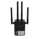 WIFI Range Extender Repeater 2 LAN Port Booster Internet Repeater with Ethernet Port for Home Router Dual Band Amplifer(Black)