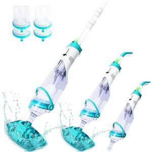 2025Upgraded Cordless Pool Vacuum for Above Ground,LED Display&11.5" Wider Head,Handheld Pool Spa Vacuum Cleaner for Inground Pools Hot Tub,Rechargeable,up to 19.5 GPM for Leaves,Debris,Shallow Steps (GREEN)