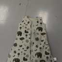 Looxii Baby Sleeping Bag 2.5 TOG 100% Cotton Winter Toddler Sleep Sack Baby Wearable Blanket for Boys and Girls 0-6 Months Elephant Green  12-18 Months