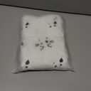 Halloween Pillow Covers 18x18 inch Set of 2 White Cat Ghost Throw Pillow Cases Soft Plush Faux Fur Wool Couch Cushion Case for Home Decor Chair Sofa Bedroom Living Room (Cat Ghost)