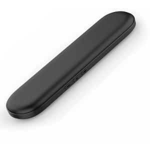Private Mini Under Pillow Speaker Bluetooth for Sleeping, Portable Bone Conduction Technology with Volume Control/TF Function, Wireless White Noise/Sleep Aid, Black
