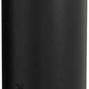 Stanley Quick Flip GO Water Bottle 24 oz | Push Button Lid | Leakproof and Packable for Travel and Sports | Insulated Stainless Steel | BPA-Free | Black 2.0