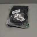 Sidefeel Women's Jeans High Waisted Straight Leg Stretchy Jeans Trendy Loose Wide Leg Zimbaplatinum Denim Pants with Pockets (4, Black)