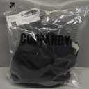 COOFANDY Men's Short Sleeve Mock Turtleneck Sweater (Medium, All Black)