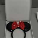 2 Pcs Red Mouse Ears Sequin Headbands,Shiny Bows Headbands, A Perfect Addition to Your Trip Essentials Accessories for Women Grils Princess Decoration Costume Cosplay