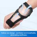 Velpeau Waterproof Thumb Brace for Arthritis Pain and Support, Semi-rigid Silicone Thumb Spica Splint Ideal for De Quervains Tenosynovitis, Tendonitis, One Size Fits Most, Can be Worn on Both Hands