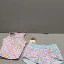  Girls' Swimwear UPF 50+ High-Neck Stretchable Racerback Bikini Set s 7/8