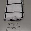 PAULONE 35 Pocket Over the Door Shoe Organizer,Reusable Breathable Large Mesh Bag Men's & Women's Sneaker Organizer,Shoe Organizer for Kids,Hanging Shoe Storage Hanging Bag (White, 35-Slot)