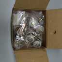 7/8" Pocket Door Ball Bearing Quad Hangers Fit 7/8" C.T.C. V Type Tracks, Upgraded N 7449 with Quick-Release, Min. 1" Thick Doors, 2 Pack