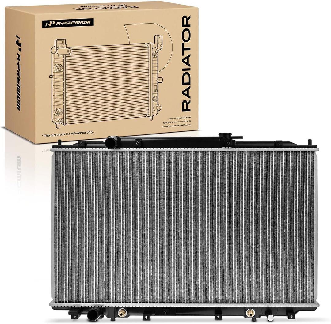 A-Premium Engine Coolant Radiator Assembly with Transmission Oil Cooler Compatible with Honda Odyssey 2005 2006 2007 2008 2009 2010, Automatic Transmission