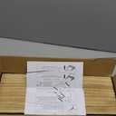 PHPH Wood Floating Shelves for Wall, Wooden Wall Shelves for Bedroom, Set of 6 Light Brown 17 Inch