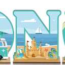 3 Pcs Surf First Birthday Decorations the Big One Wooden Table Centerpiece Surf One Letter Sign 1st Party Supplies for Summer Beach Birthday Board Swimming Hawaii Party Decor