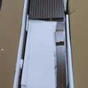 PROXRACER Mid-Century Modern TV Stand for 65 Inch TVs, Media Console with Slatted Doors, Adjustable Shelves & Spacious Storage, Entertainment Center for Living Room (Oak)