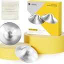 The Original Silver Nursing Cups - Pure 999 Silver Nipple Guards for Sore Nipple Relief, X-L