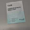 2 Gram (50 Pack) Color-Indicating Silica Gel Packets, Each 5 Pack Individually Sealed, Food Grade Desiccant - Rechargeable Moisture Absorbers for Food Storage, Electronics, 3D Filament & Safes