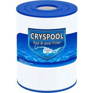 Cryspool 08020 Filter Compatible with Watkins 31114, Hot Spot Spa Filter, C-8465, FC-3960, 71827, 71828, Watkins 65 Sq. Ft Spa Filter Cartridge, 1 Pack