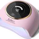UV Nail lamp 288W UV Light for Gel Nails Led Nail Light with LCD Display 4 Timer Settings and Auto Sensor Professional Fast Curing Nail Dryer Nail Art for Home & Salon