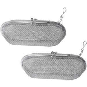 2Pcs Stainless Steel Tea Infuser Metal Strainers for Loose Tea for Home and Office Use Design for Full Flavor Extraction