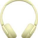 Sony WH-CH520 Wireless Headphones Bluetooth On-Ear Headset with Microphone and up to 50 Hours Battery Life with Quick Charging, Butter Yellow