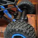 Cheerwing 1:18 Rock Crawler 2.4Ghz Remote Control Car 4WD Off Road RC Monster Truck 2 Battery (Blue)