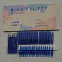 Retractable Blue Gel Pen And Refills, 17 Pens, 10, Refills